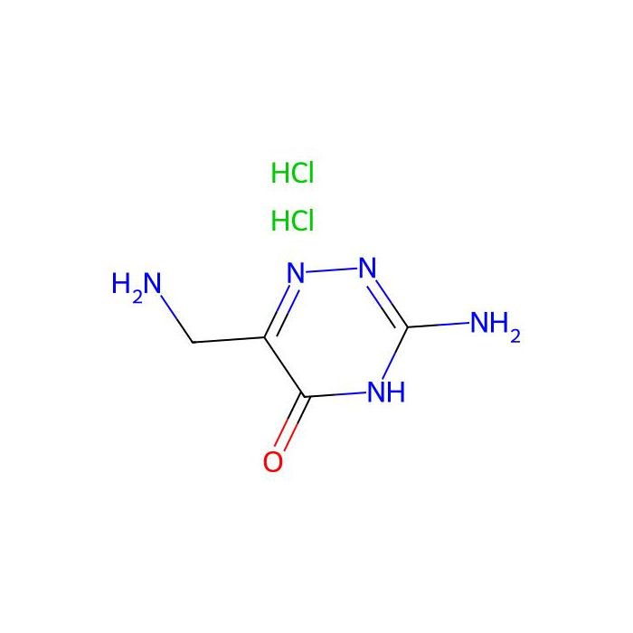 3-amino-6-(aminomethyl)-2H-1,2,4-triazin-5-one;dihydrochloride