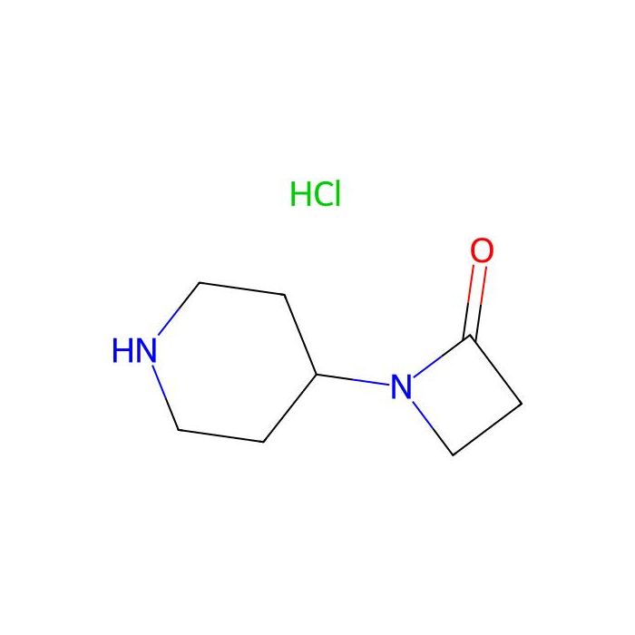 1-(4-piperidyl)azetidin-2-one;hydrochloride