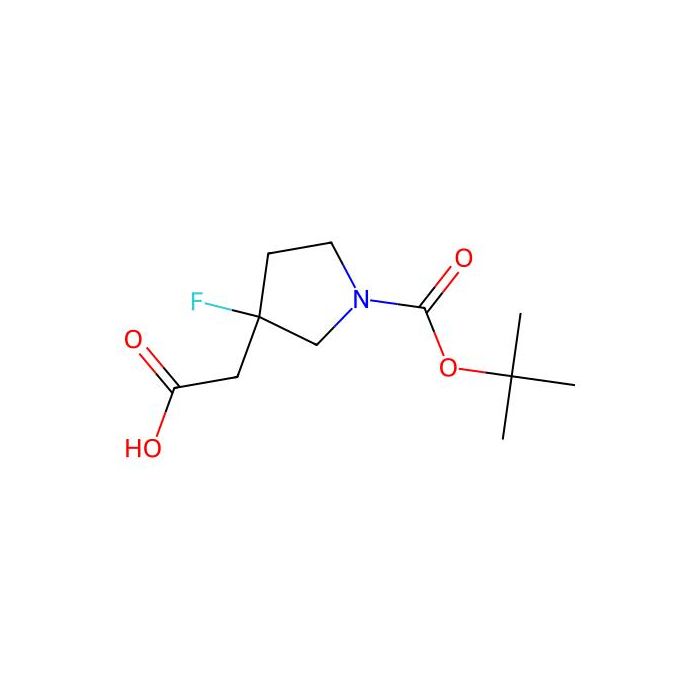 2-{1-[(tert-butoxy)carbonyl]-3-fluoropyrrolidin-3-yl}acetic acid