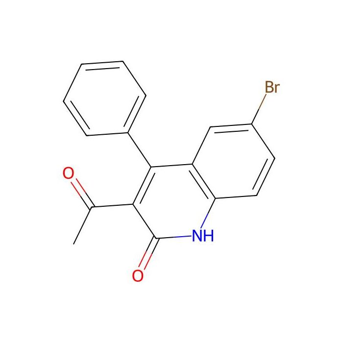 3-乙酰基-6-溴-4-苯基喹啉-2(1H)-酮