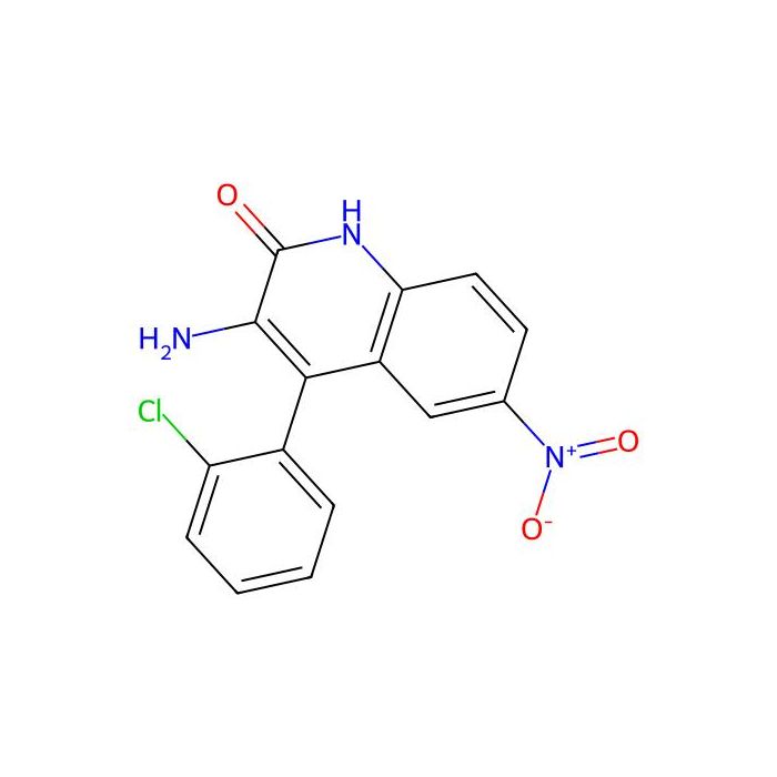 3-Amino-4-(2-chlorophenyl)-6-nitro-2(1H)-quinolinone-d4