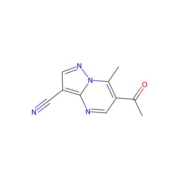 6-乙酰基-7-甲基吡唑并[1，5-a]嘧啶-3-腈