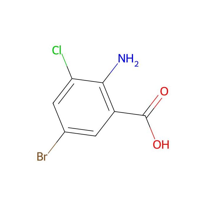 2-氨基-5-溴-3-氯苯甲酸