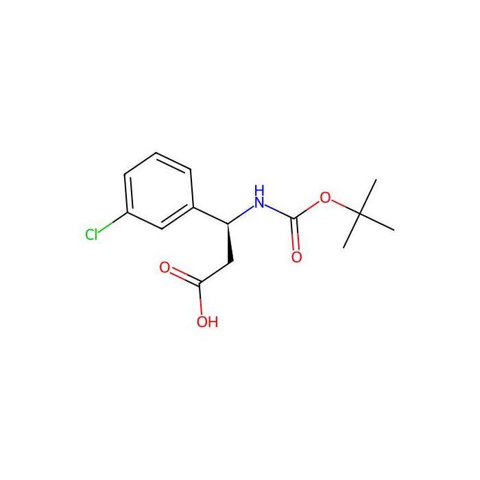 Boc-(S)-3-氨基-3-(3-氯苯基)-丙酸