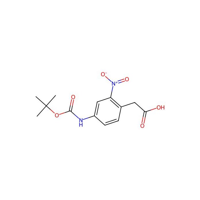 2-(4-((叔丁氧基羰基)氨基)-2-硝基苯基)乙酸