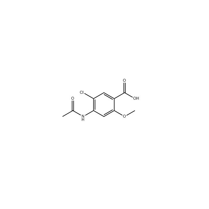 4-乙酰氨基-5-氯-2-甲氧基苯甲酸