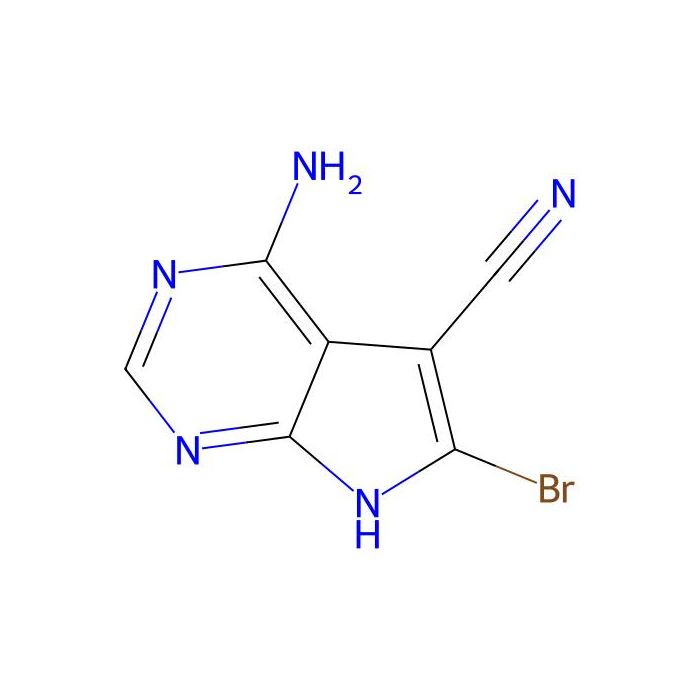 4-氨基-6-溴-7H-吡咯并[2，3-d]嘧啶-5-腈