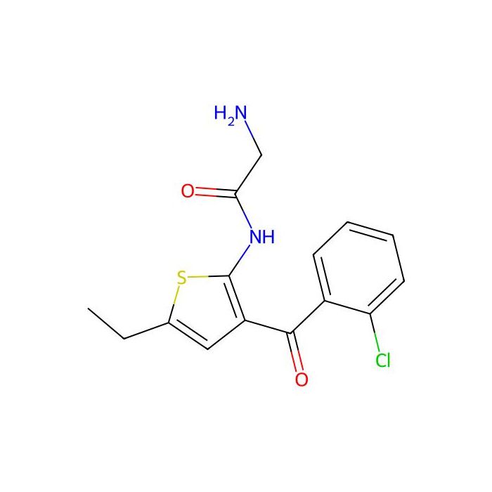 2-氨基-N-(3-(2-氯苯甲酰基)-5-乙基噻吩-2-基)乙酰胺