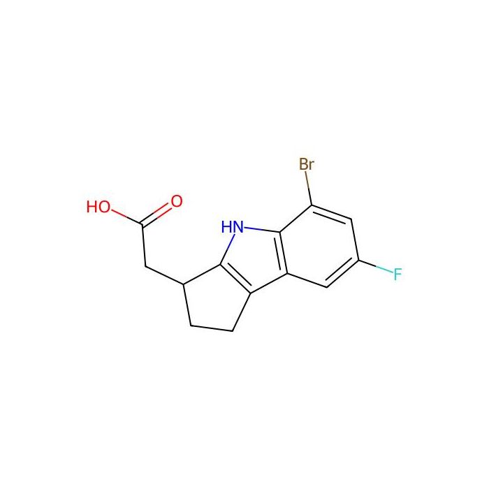 2-(5-溴-7-氟-1，2，3，4-四氢环戊烷并[b]吲哚-3-基)乙酸