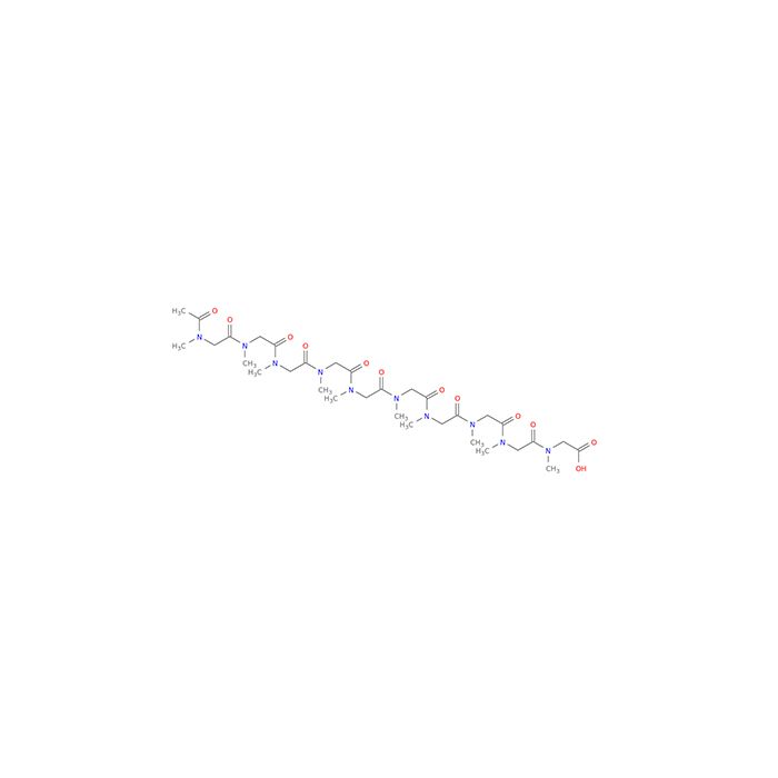 Ac-{Gly(N-me)}-Sar-Sar-Sar-Sar-Sar-Sar-Sar-Sar-Sar(Ac-psar10-OH)