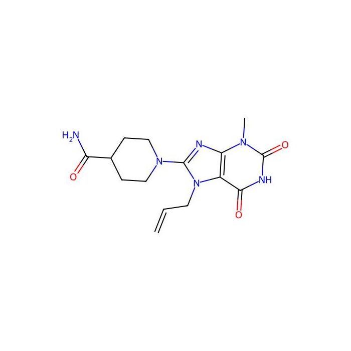 1-(7-allyl-3-methyl-2,6-dioxo-2,3,6,7-tetrahydro-1H-purin-8-yl)piperidine-4-carboxamide