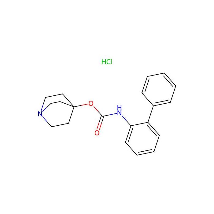 1-azabicyclo[2.2.2]octan-4-yl N-(2-phenylphenyl)carbamate;hydrochloride