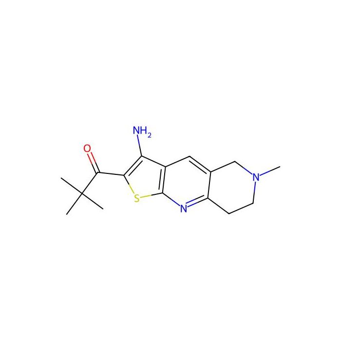 1-(3-Amino-6-methyl-5,6,7,8-tetrahydrothieno[2,3-b][1,6]naphthyridin-2-yl)-2,2-dimethyl-1-propanone