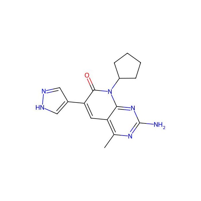 2-Amino-8-Cyclopentyl-4-Methyl-6-(1h-Pyrazol-4-Yl)pyrido[2,3-D]pyrimidin-7(8h)-One