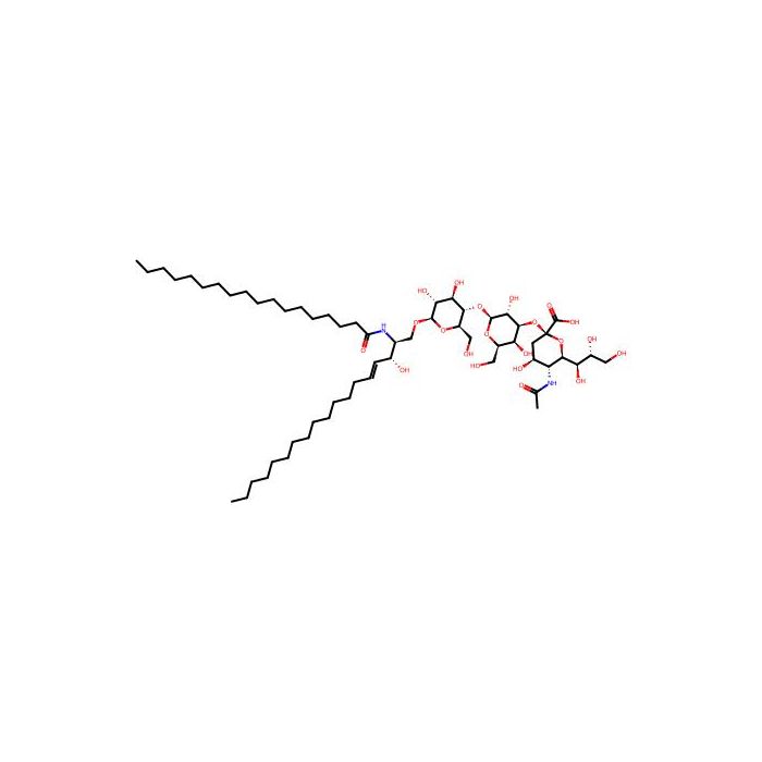 alpha-Neu5Ac-(2->3)-beta-D-Gal-(1->4)-beta-D-Glc-(1<->1')-Cer(d18:1/18:0)