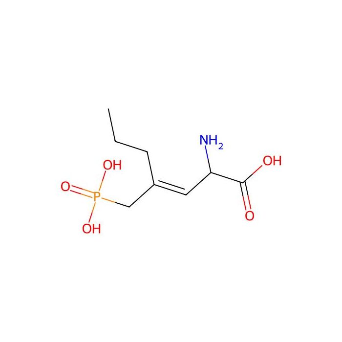 2-Amino-4-propyl-5-phosphono-3-pentenoic acid