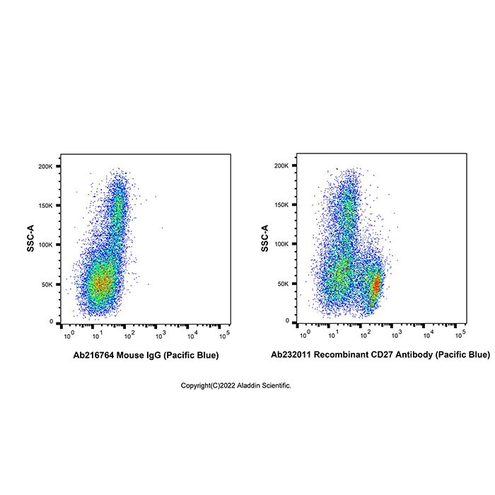 Recombinant CD27 Antibody (Pacific Blue)