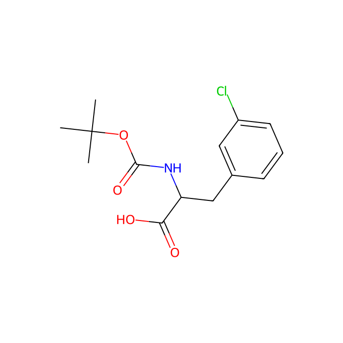 N-叔丁氧羰基-D-3-氯苯丙氨酸
