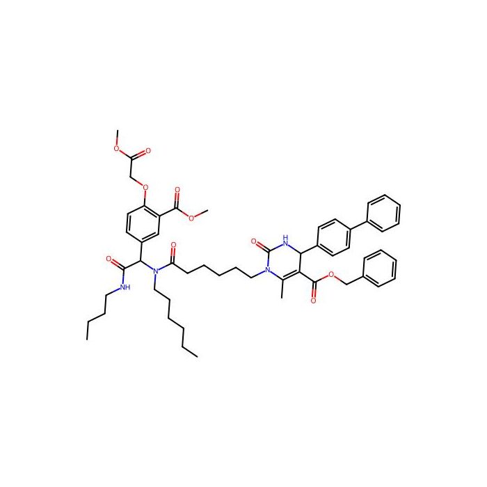Benzyl 3-[6-[[2-(butylamino)-1-[3-methoxycarbonyl-4-(2-methoxy-2-oxoethoxy)phenyl]-2-oxoethyl]-hexylamino]-6-oxohexyl]-4-methyl-2-oxo-6-(4-phenylphenyl)-1,6-dihydropyrimidine-5-carboxylate