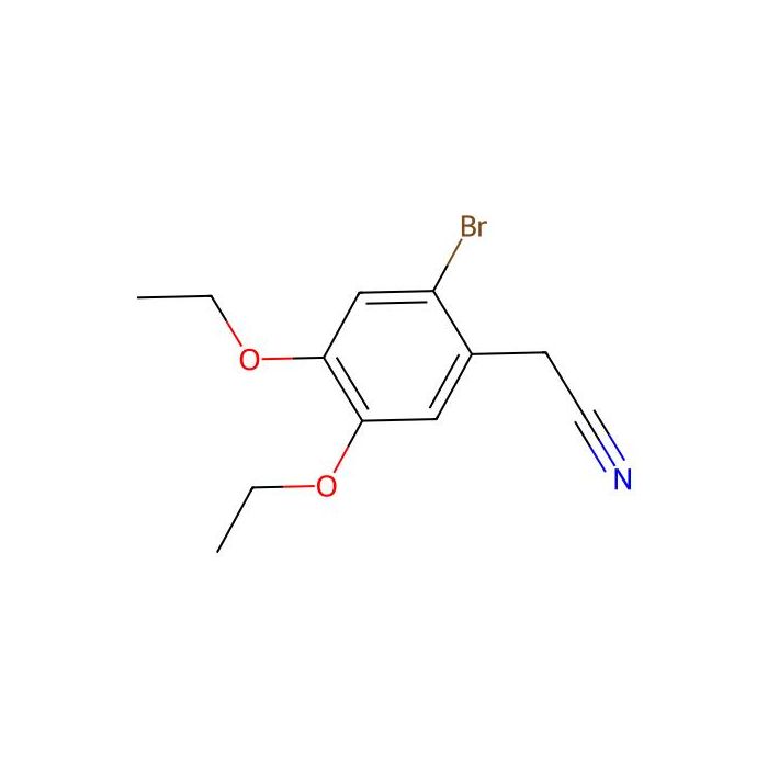 (2-Bromo-4,5-diethoxyphenyl)acetonitrile
