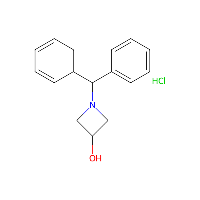 1-二苯甲基-3-羟基氮杂环丁烷盐酸盐