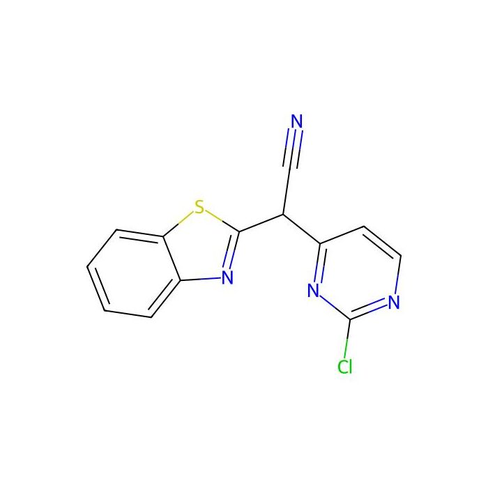 2-(Benzo[d]thiazol-2-yl)-2-(2-chloropyrimidin-4-yl)acetonitrile
