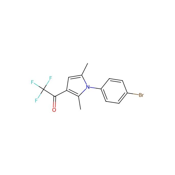 1-[1-(4-bromophenyl)-2,5-dimethyl-1H-pyrrol-3-yl]-2,2,2-trifluoro-1-ethanone