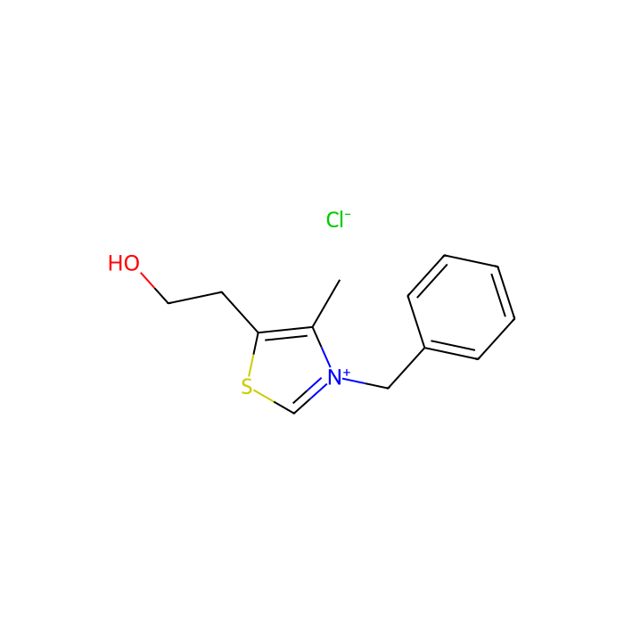 3-苄基-5-(2-羟基乙基)-4-甲基噻唑鎓氯化物