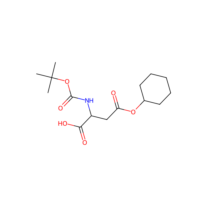 N-叔丁氧羰酰基-D-天冬氨酸4-环己酯
