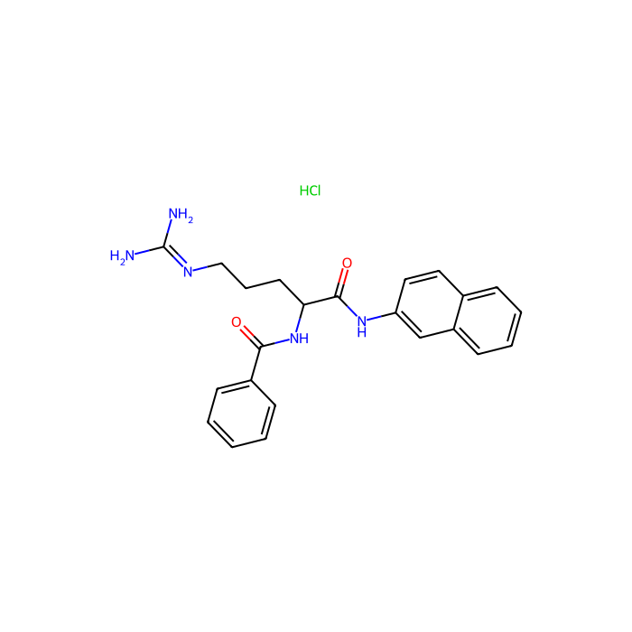 Nα-苯甲酰-DL-精氨酸 β-萘胺 盐酸盐