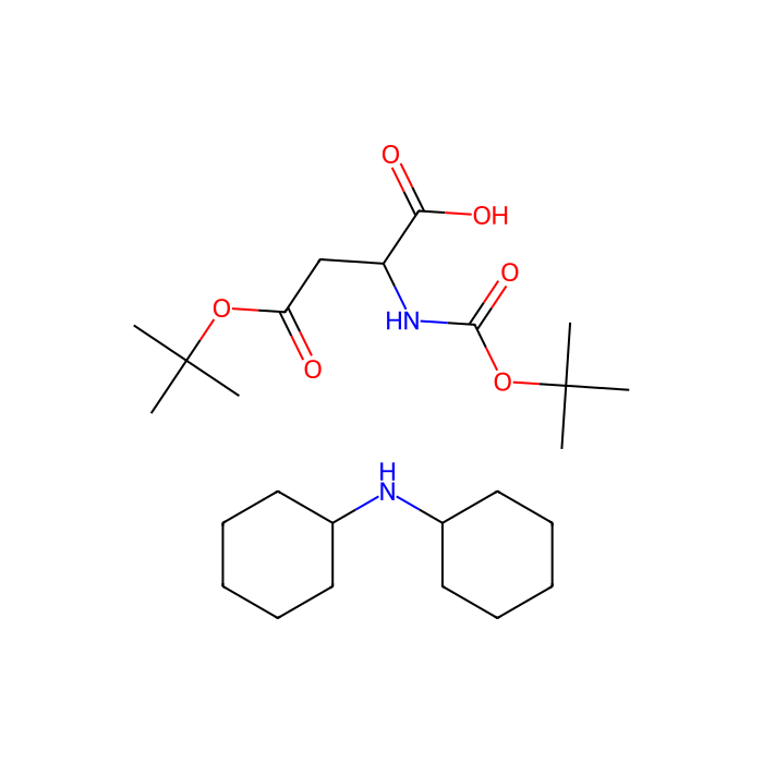 N-Boc-L-天冬氨酸 4-叔-丁酯 二环己基铵盐