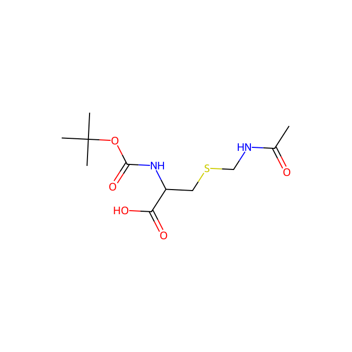 S-乙酰胺基甲基-N-叔丁氧羰基-L-半胱氨酸