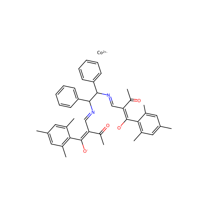 (1S,2S)-N,N'-双[3-氧代-2-(2,4,6-三甲基苯酰)亚丁基]-1,2-二苯基乙二胺合钴(II)