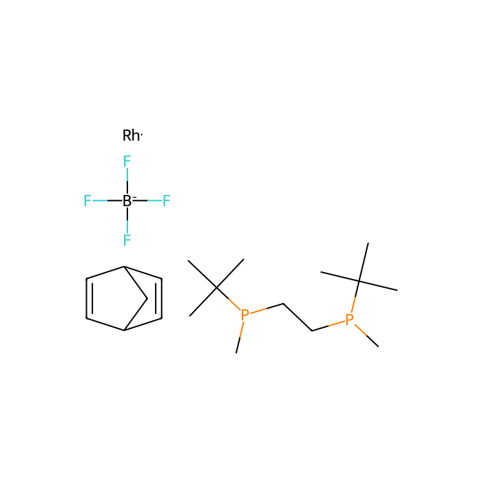 (S,S)-1,2-双[(叔丁基)甲基膦]乙烷[η-(2,5-二环庚二烯)]合四氟硼酸铑(I)