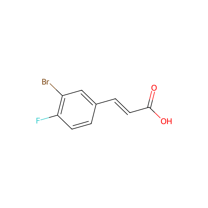 3-溴-4-氟肉桂酸