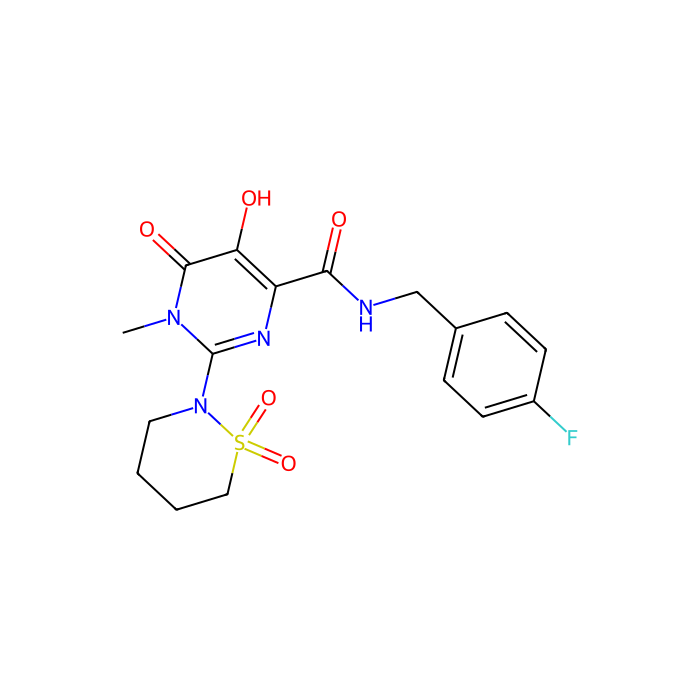 BMS-707035,可逆的HIV-1整合酶（IN）抑制剂, 整合酶抑制剂