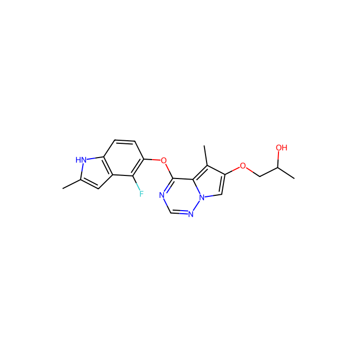Brivanib (BMS-540215),VEGFR2抑制剂, 血管内皮生长因子受体抑制剂