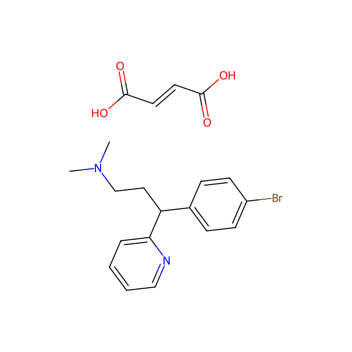 马来酸溴苯那敏, 组胺 H1 受体拮抗剂
