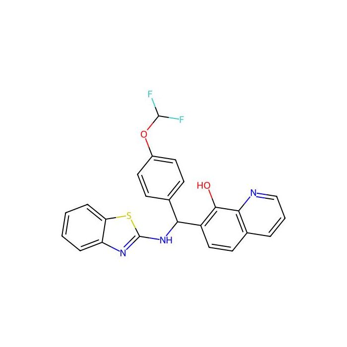 7-((Benzo[d]thiazol-2-ylamino)(4-(difluoromethoxy)phenyl)methyl)quinolin-8-ol