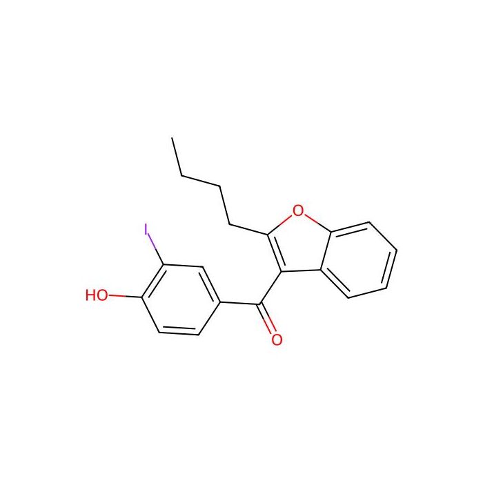 (2-Butylbenzofuran-3-yl)(4-hydroxy-3-iodophenyl)methanone