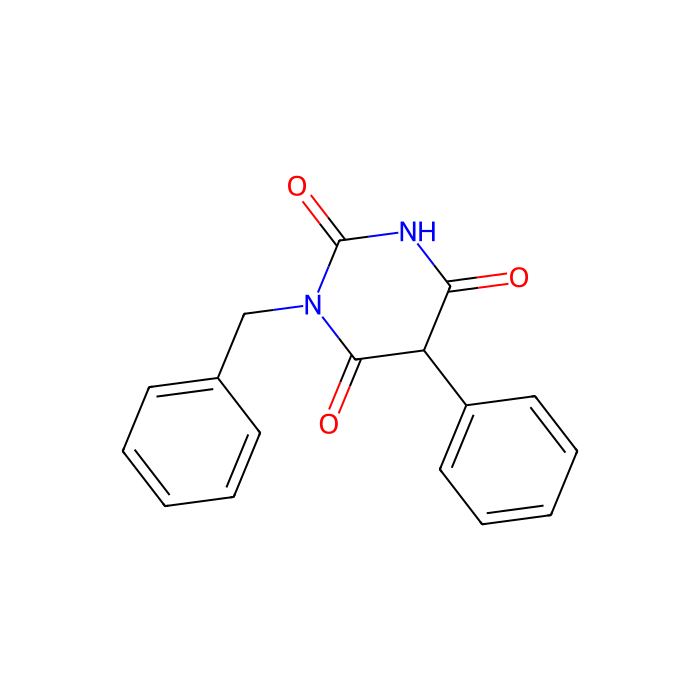 1-苄基-5-苯基巴比妥酸