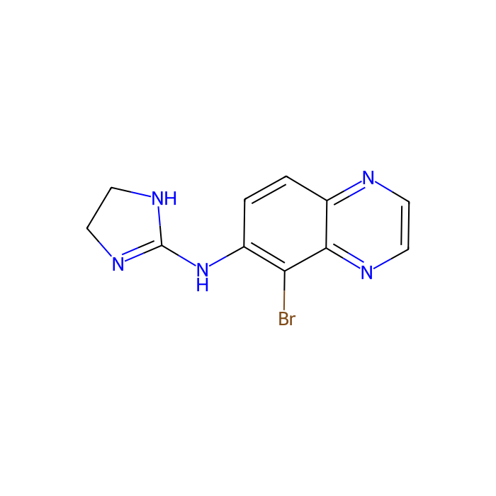 溴莫尼定(UK 14304), α 2A 肾上腺素受体激动剂；α 2B 肾上腺素受体激动剂；α 2C 肾上腺素受体激动剂