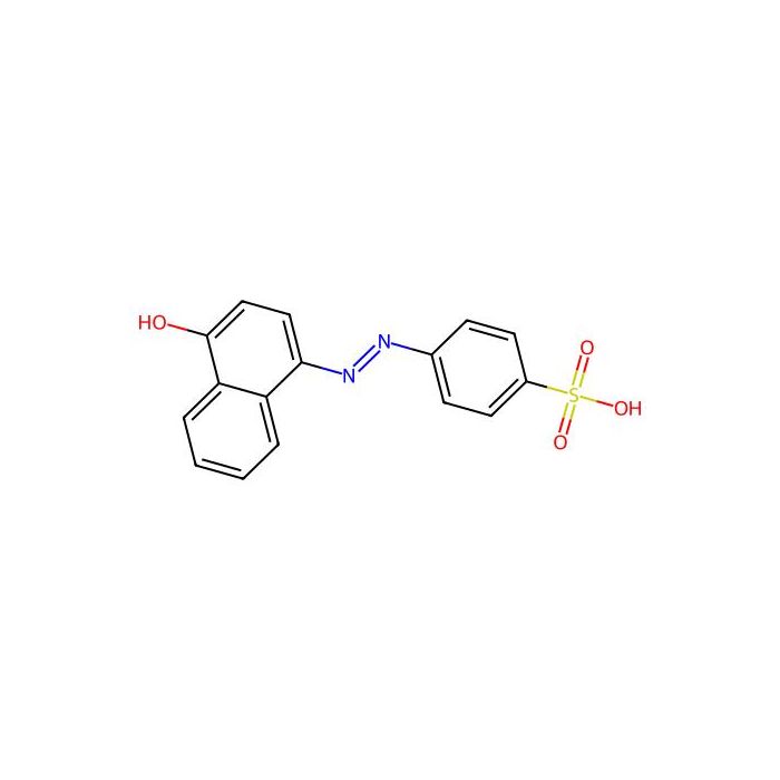 Benzenesulfonic acid, 4-(2-(4-hydroxy-1-naphthalenyl)diazenyl)-