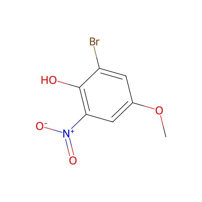 2-溴-4-甲氧基-6-硝基苯酚