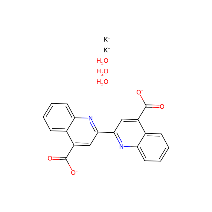 2,2’-联喹啉-4,4’-二甲酸二钾盐三水物