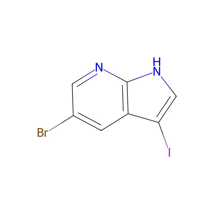 5-溴-3-碘-7-氮杂吲哚