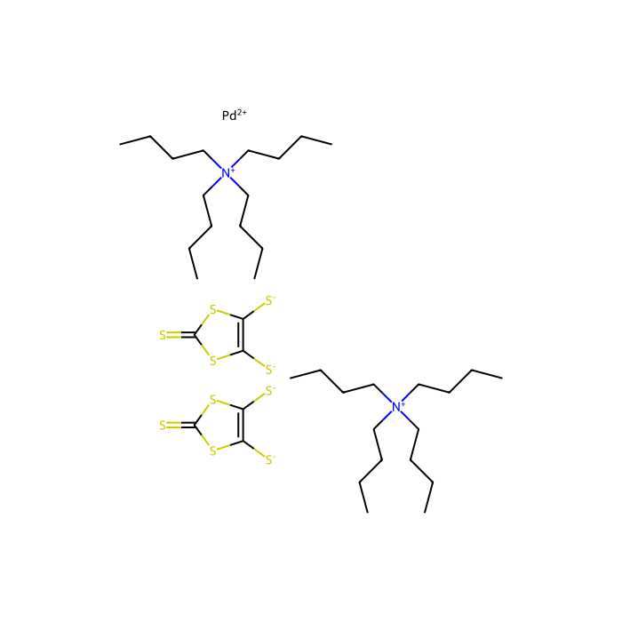 双(四丁基铵)合双(1,3-二硫杂环戊烯-2-硫酮-4,5-二硫醇)钯(II)