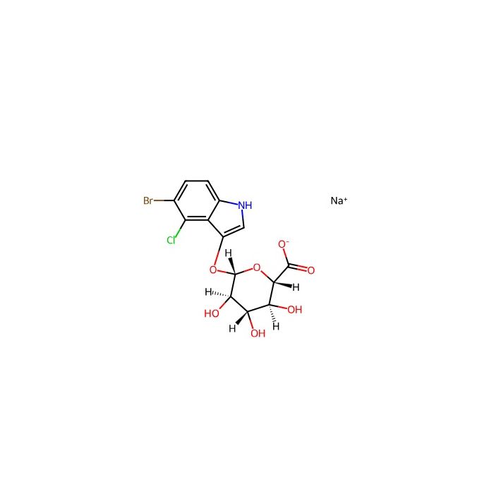 5-溴-4-氯-3-吲哚基β-D-葡萄糖苷酸钠盐[用于生物学研究] (X-GlcA Sodium Salt)