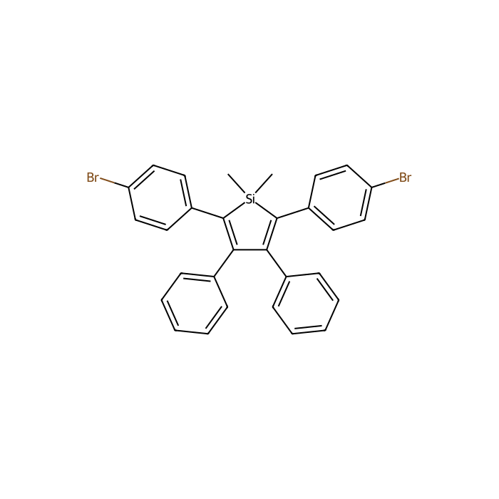 2,5-双(4-溴苯基)-1,1-二甲基-3,4-二苯基噻咯