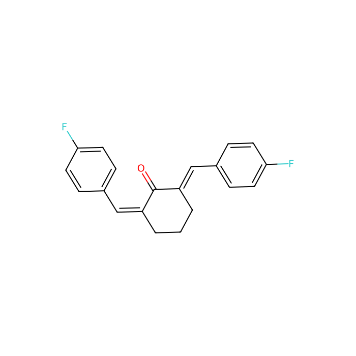 2,6-双(4-氟代苯亚甲基)环己酮